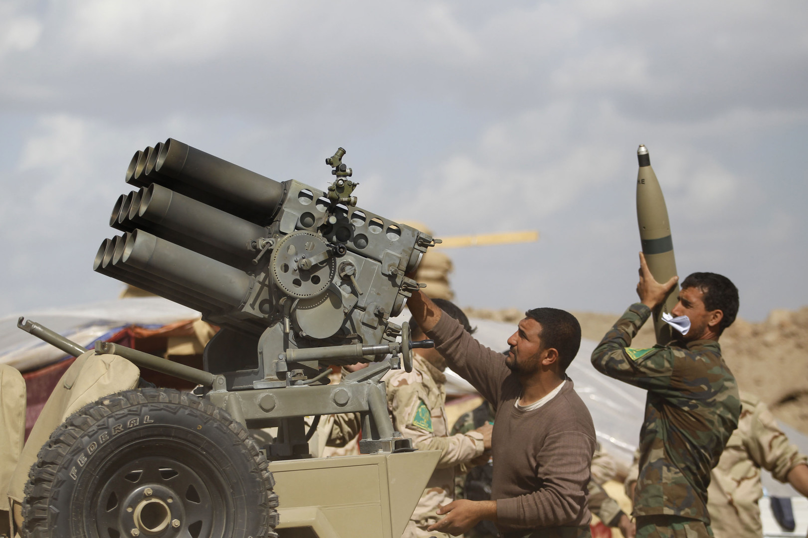 الحشد الشعبي يصد هجوماً عنيف لـ”داعش” على البشير جنوبي كركوك