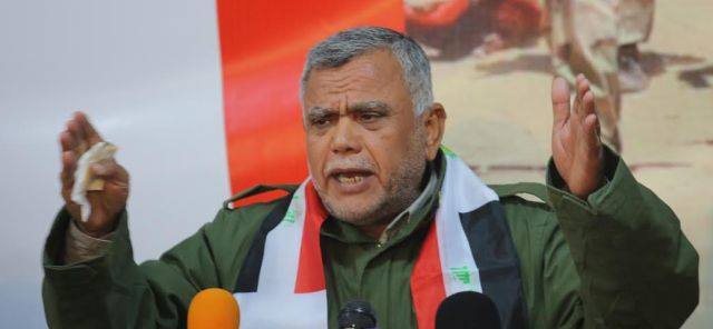 العامري من ديالى: سنزف للشعب في اقرب فرصة ممكنة تحرير الفلوجة