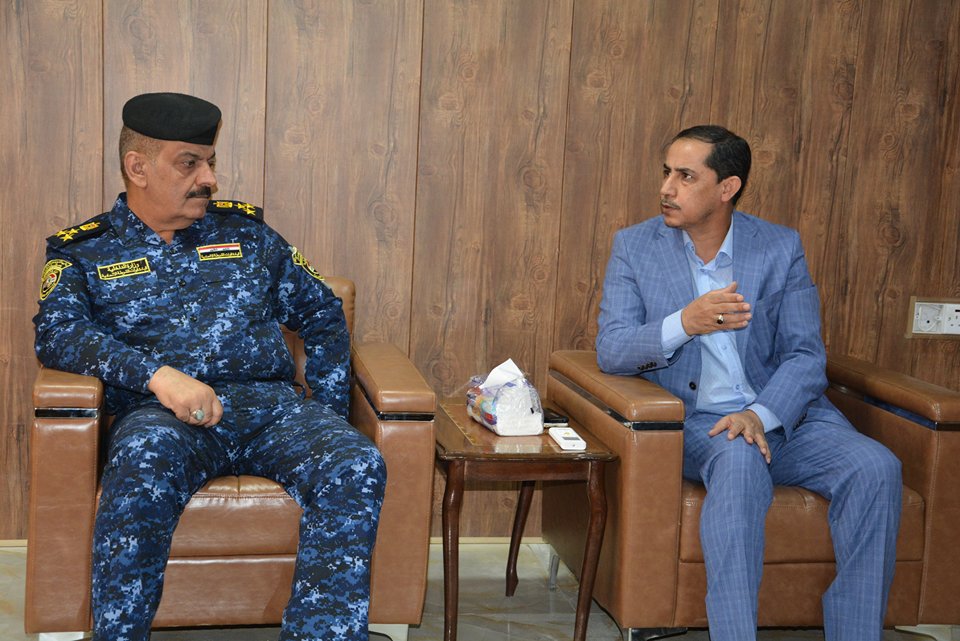 غالي علينا تكثيف الجهود ونشر العناصر الاستخبارية لمنع حدوث اي خرق امني او تسلل لعناصر تخريبية او إرهابية في مناطق الاطراف