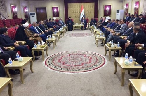 الجبوري يلتقي رئيس التحالف الوطني لمناقشة ورقة التسوية السياسية