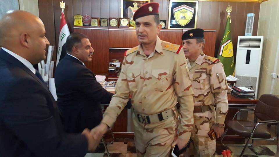 الجبوري يعقد أجتماعا أمنيا مع رئيس اركان الجيش وقائد عمليات سامراء لاستعراض الواقع الامني في المحافظة