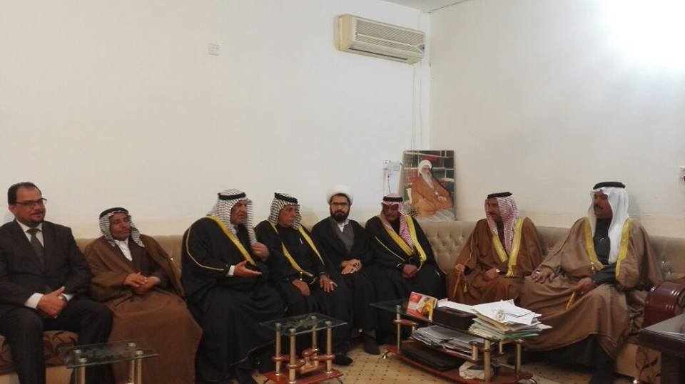 وفد من المشروع الوطني العراقي يزور محافظة النجف الاشرف