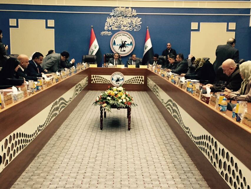 مجلس محافظة صلاح الدين يعقد جلسته الاعتيادية الثانية ويناقش الاستثمار في مجالي النفط والكهرباء