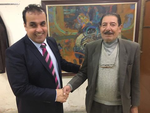 النائب صليوة يلتقي الشاعر عريان السيد خلف