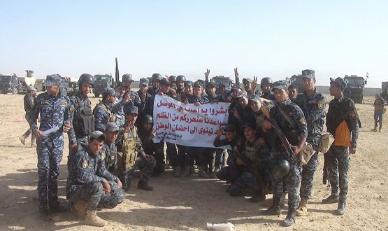 القوات الامنية تستمر بالتقدم وتحرير المزيد من احياء الموصل