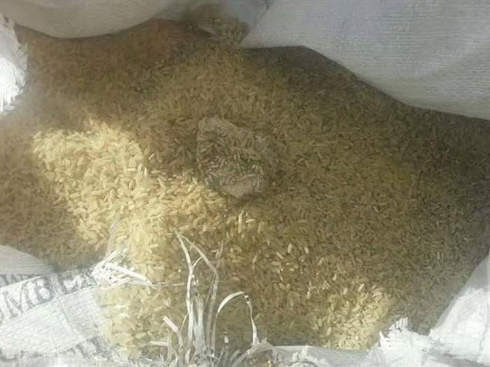 القضاء يمنع توزيع 662 طن من الرز الهندي لعدم صلاحيته للاستهلاك