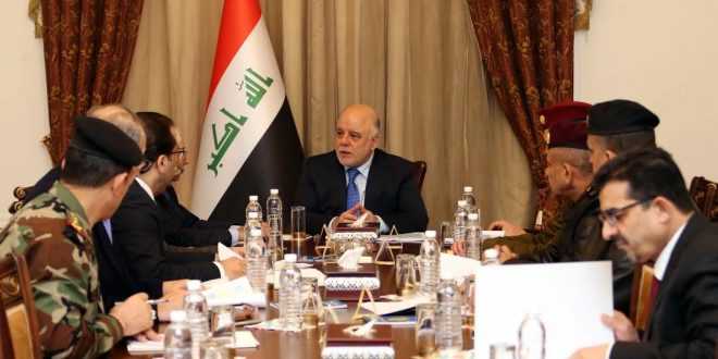 العبادي يترأس اجتماع المجلس الوزاري للأمن الوطني