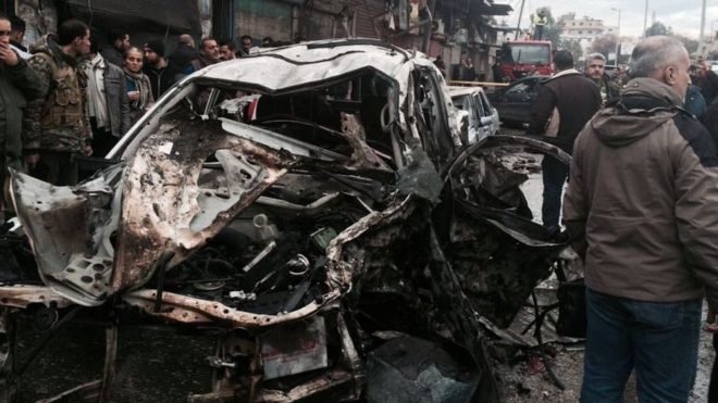 تسعة قتلى في تفجير انتحاري في جبلة بمحافظة اللاذقية السورية