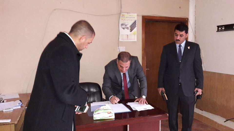 الجبوري يتفقد الشركة العامة لتجارة المواد الإنشائية فرع صلاح الدين