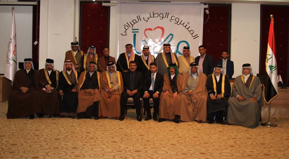 الشيخ جمال الضاري يستقبل وفدا من شيوخ ووجهاء ومثقفي محافظات العراق الجنوبية