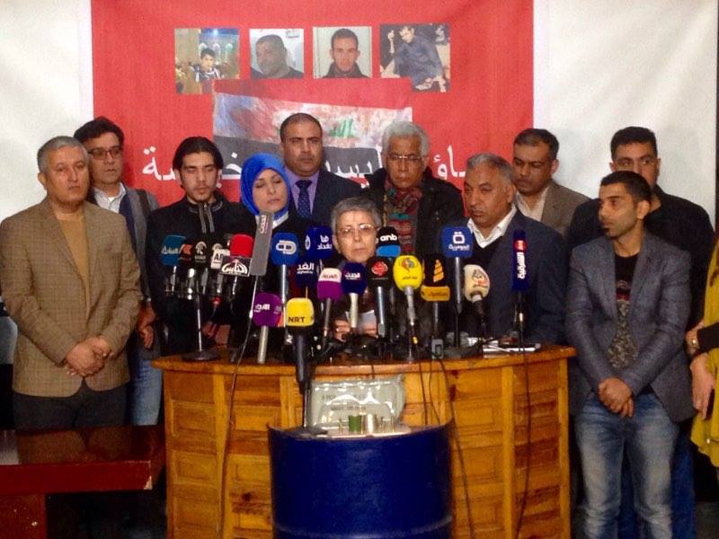 خلال مؤتمر صحفي عقده في مؤسسة برج بابل : تحالف اصلاحيون يستنكر قمع التظاهرات وسيلجأ للقانون للرد