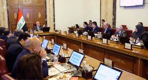 مجلس الوزراء يعقد جلسته الاعتيادية برئاسة رئيس مجلس الوزراء حيدر العبادي