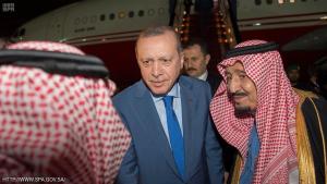 العاهل السعودي يستقبل أردوغان في الرياض