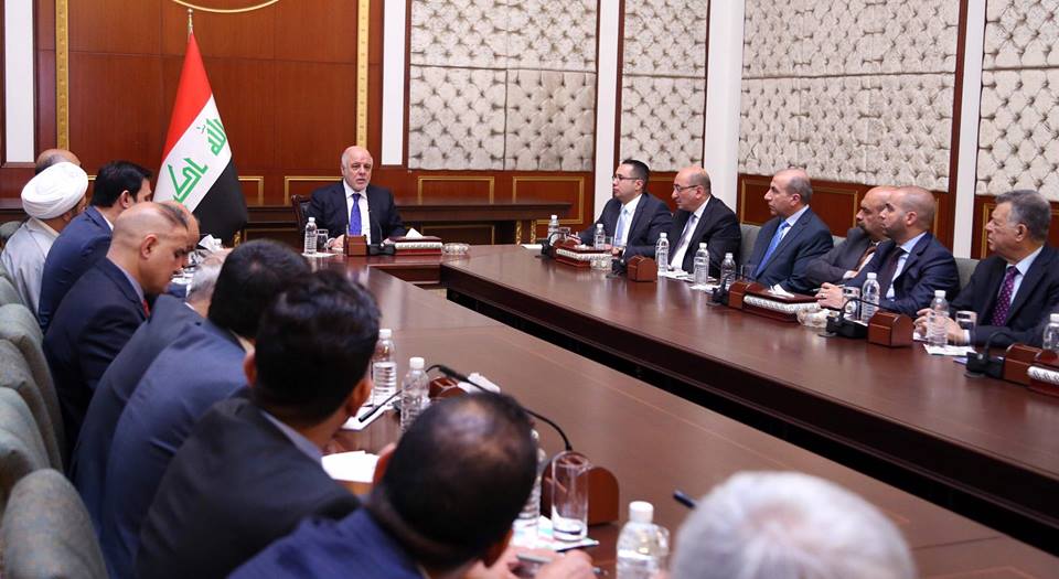 العبادي : اين كان المدعون بالدفاع عن المدنيين عندما كانوا تحت ظلم داعش؟