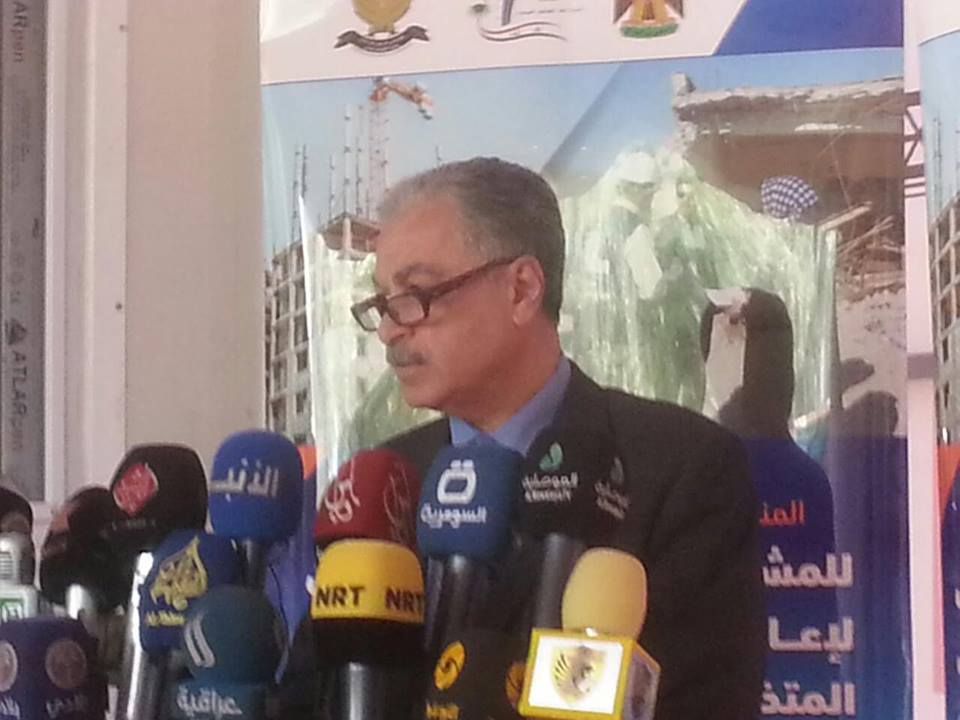 الهيتي: عملية اعادة الاعمار جاءت في ظرف اقتصادي عسير.. معرض اربيل ليس بديلا عن مؤتمر دول المانحين