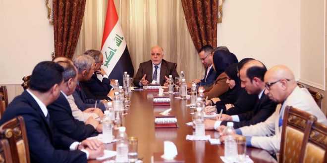 العبادي يؤكد التزام الحكومة باحترام حرية التعبير والاعلام