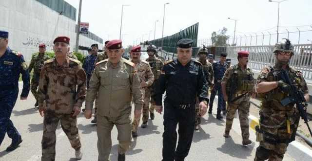 أعادة أفتتاح طريق الخروج من المنطقة الخضراء تجاه ساحة النسور