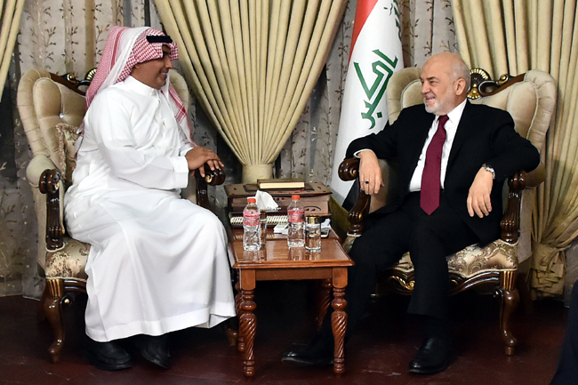 الجعفريّ يستقبل السيِّد عبد العزيز الشمريّ القائم بأعمال سفارة المملكة العربيَّة السعوديَّة