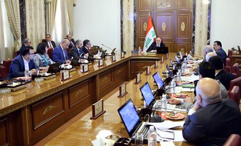 مجلس الوزراء يعقد جلسته الاعتيادية برئاسة الدكتور حيدر العبادي