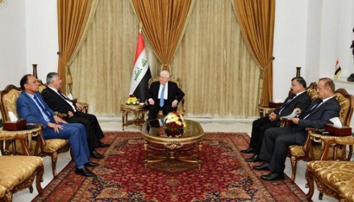 معصوم يدعو الى السعي الجاد لرفع الحظر عن الملاعب بشكل دائم