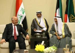 العبادي يلتقي أمير دولة الكويت الشيخ صباح الاحمد الصباح