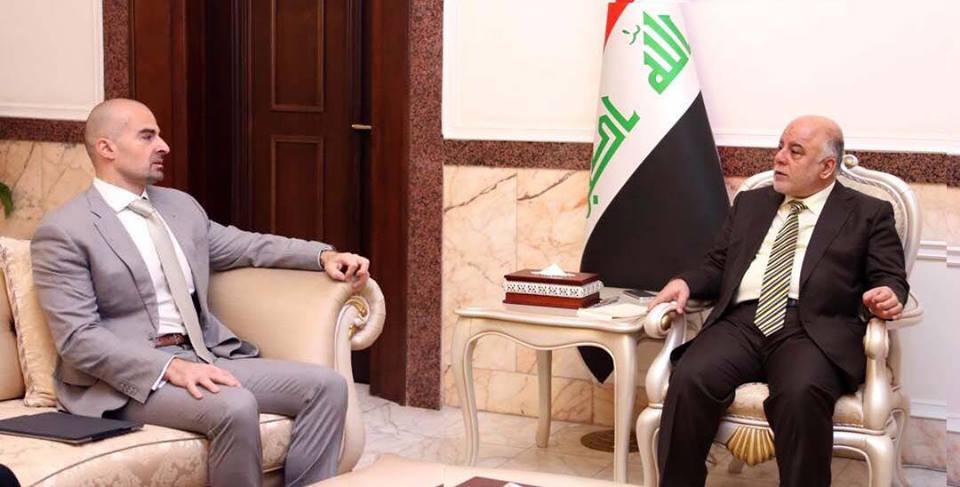 العبادي يستقبل بافيل جلال طالباني