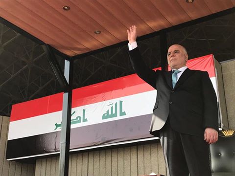 العبادي يحضر استعراض التحرير والنصر