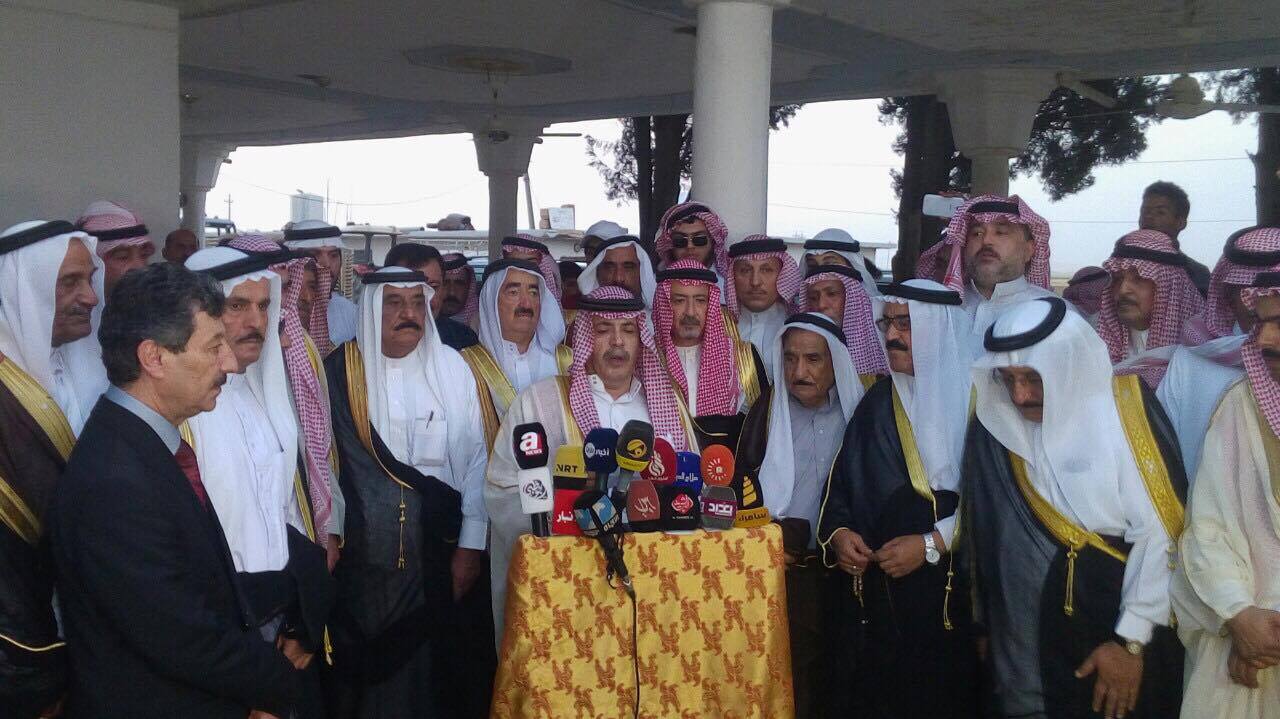 عشائر شمر تختار الشيخ أنور احمد عجيل الياور زعيما للقبيلة