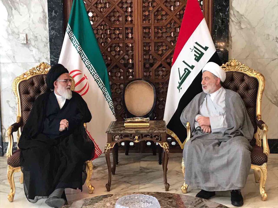 حمودي يستقبل الشاهرودي في بغداد