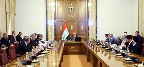 مجلس الوزراء يعقد جلسته الاعتيادية برئاسة رئيس مجلس الوزراء الدكتور حيدر العبادي