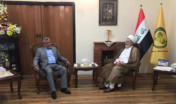 العامري يبحث مع همام حمودي قضية الاستفتاء وتحضيرات معركة الحويجة