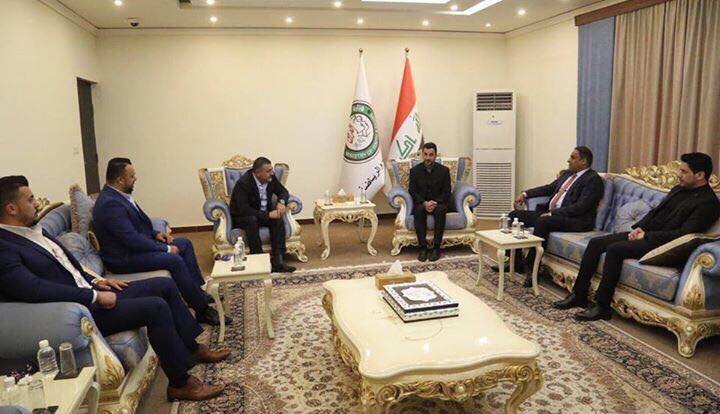 الأمين العام للمؤتمر الوطني العراقي يبحث مع وزير الشباب والرياضة اجراءات تنظيم بطولة الكيك بوكسنغ العالمية