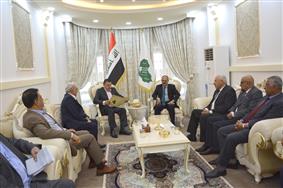 اراس حبيب يزور نقابة الصحفيين العراقيين ويؤكد اهمية الدور الذي يضطلع به الاعلام في بناء المجتمع العراقي