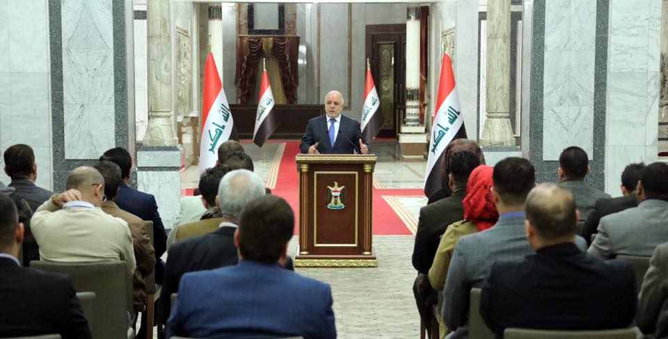 ملخص المؤتمر الاسبوعي لرئيس مجلس الوزراء الدكتور حيدر العبادي