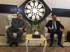 وصول ممثل الامين العام لجامعة الدول العربية الى بغداد للمشاركة في المؤتمر الاعلامي الدولي