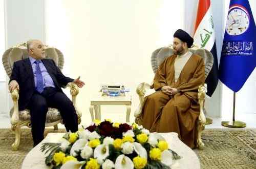 السيدالحكيم يبحث مع العبادي “ازمة” بغداد- اربيل ويدعو للتنازل للعراق