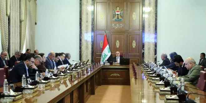 مجلس الوزراء يستعرض نتائج مؤتمر الكويت ويصوت على تأهيل مصفى بيجي