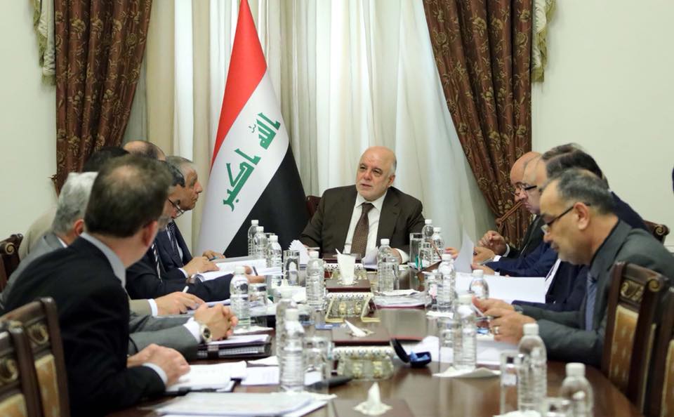 رئيس مجلس الوزراء الدكتور حيدر العبادي يترأس اجتماعاً للجنة الطاقة الوزارية