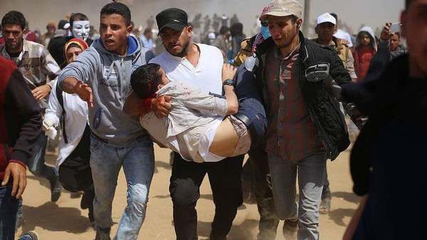 غزة: مقتل شاب فلسطيني بنيران إسرائيلية خلال التظاهرات