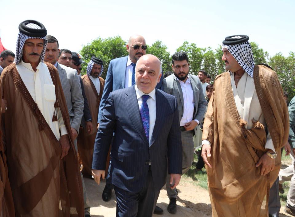 العبادي : سنبقى نلاحق عصابات داعش الارهابية ونسحقها