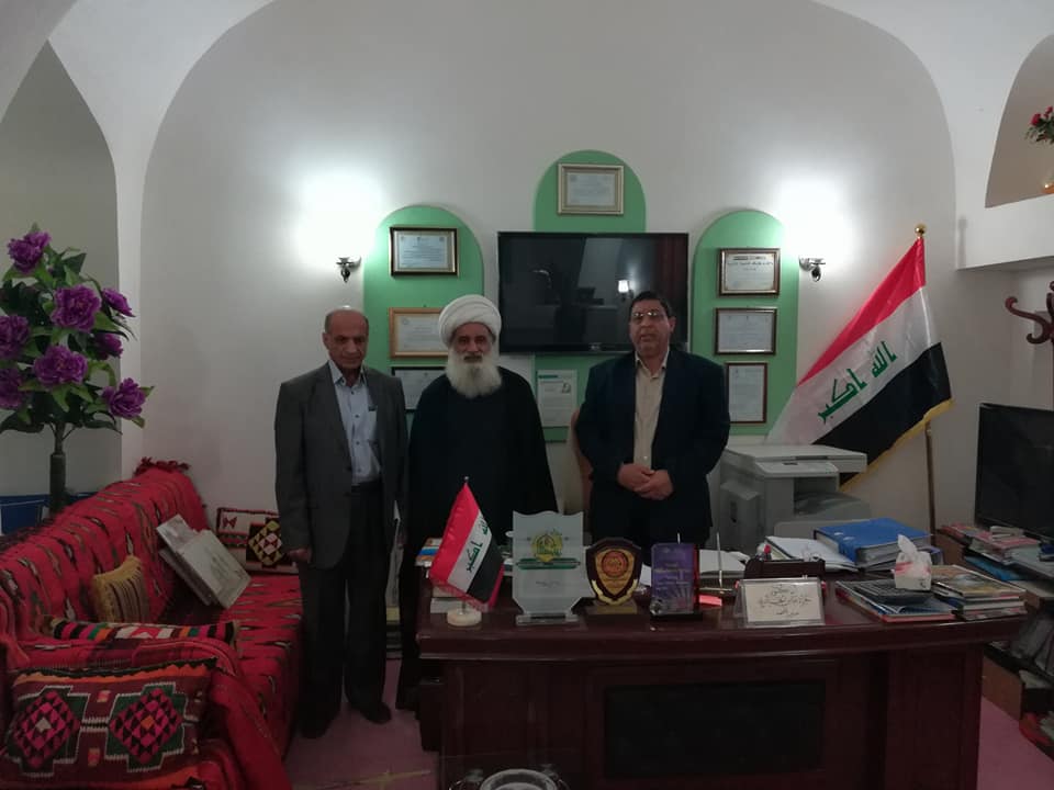 مدير متحف تراث النجف الاشرف الشيلان يلتقي الشيخ عدي الأعسم ويبحث التبادل العلمي بين الحوزة والاكادميين