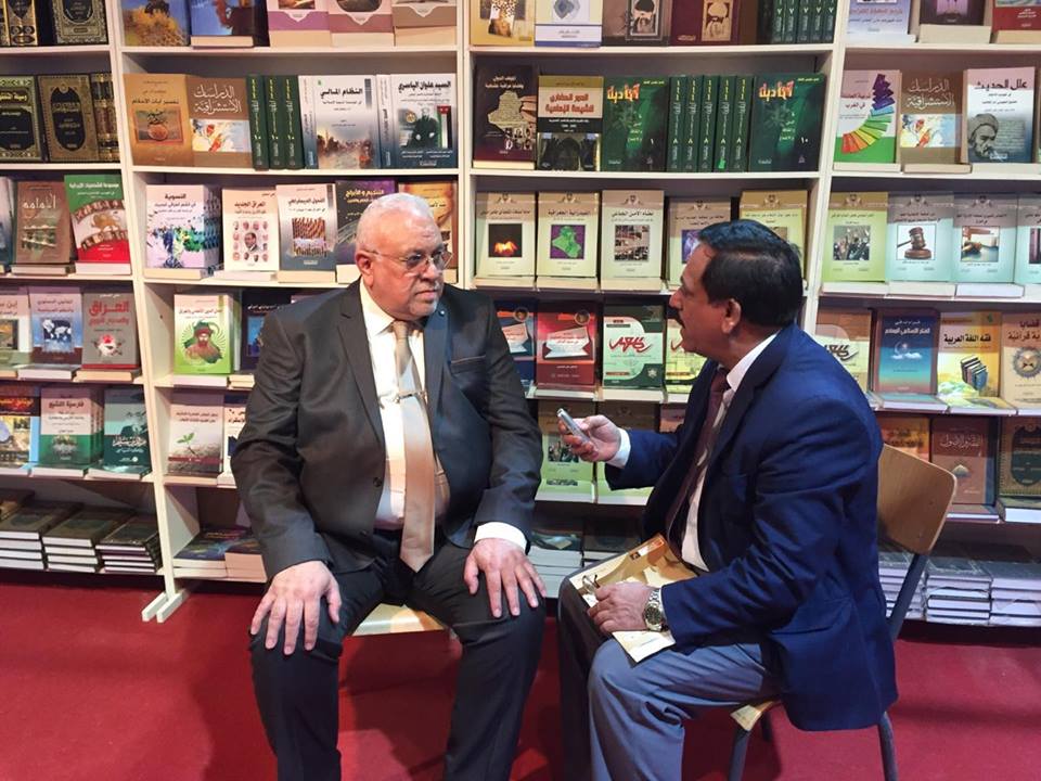 مدير دار العارف للمطبوعات احمد الزكي: معرض بغداد الدولي للكتاب يشهد تطورا نوعيا بمشاركة 600 دار نشر