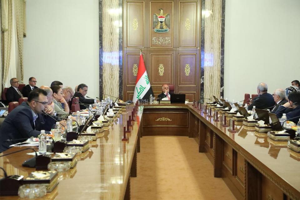 مجلس الوزراء يعقد جلسته الاعتيادية برئاسة رئيس مجلس الوزراء الدكتور حيدر العبادي