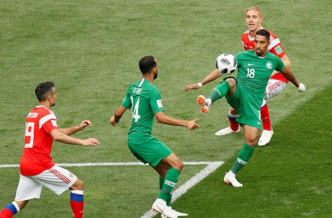 في افتتاح كاس العالم ..أداء مخيب من الأخضر وخمسة اهداف لروسيا
