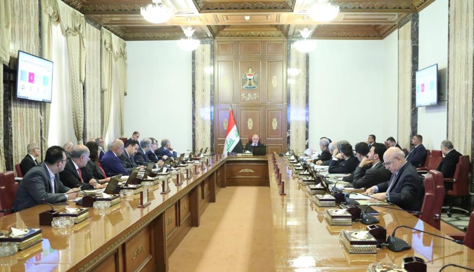 مجلس الوزراء يعقد جلسته الاعتيادية برئاسة رئيس مجلس الوزراء الدكتور حيدر العبادي