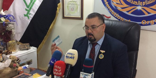 مدير عام منظمة السلام والصداقة في العراق يعلن عن اصدار هويات مزورة في نينوى بصفة “مراقب دولي” وسنتخذ الاجراءات القانونية لمحاسبة جميع المتورطين فيها.