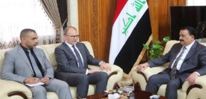 الحيالي وسيليمان يبحثان المستجدات الأمنية في البلاد