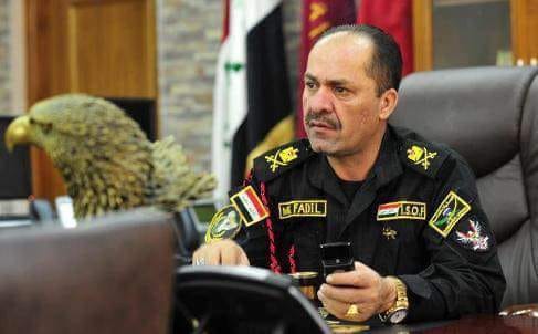 وفاة قائد الفرقة الذهبية اللواء فاضل برواري اثر نوبة قلبية