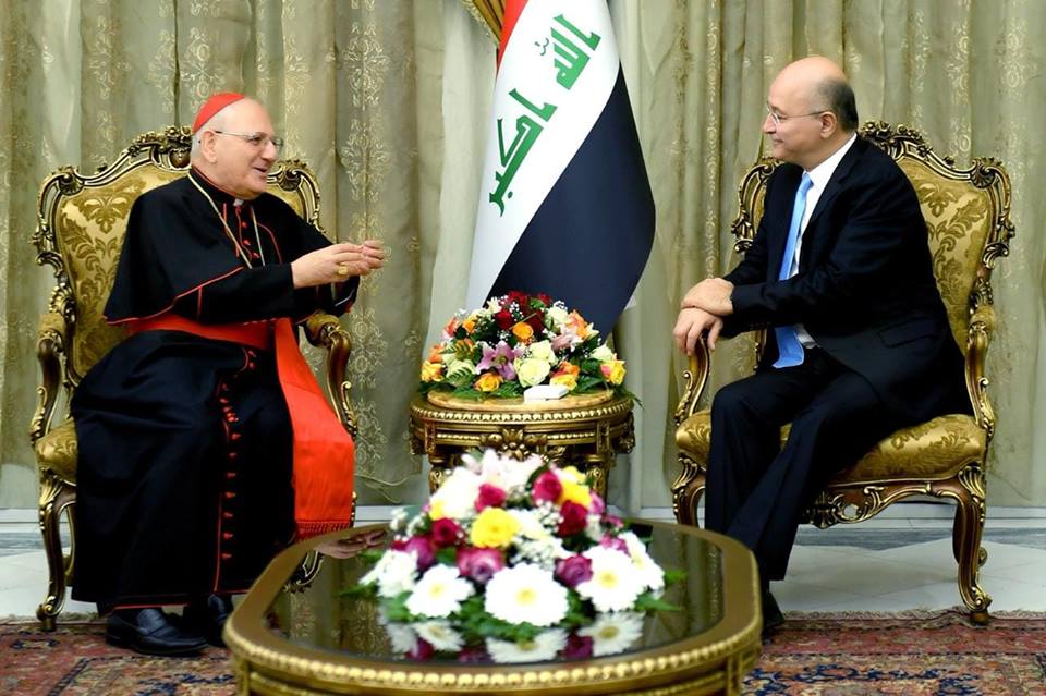 رئيس الجمهورية يستقبل بطريرك الكلدان مار لويس روفائيل الأول ساكو