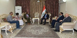 الحلبوسي يناقش مع ممثل صندوق الأمم المتحدة للسكان في العراق أوضاع الناجيات من العنف في البلاد